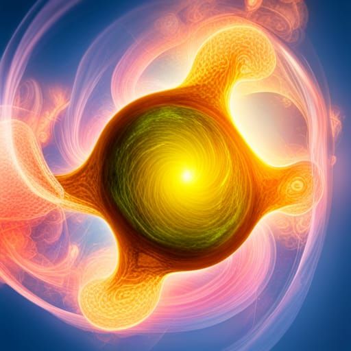 Uranium Atom Giving Birth to Amoeba