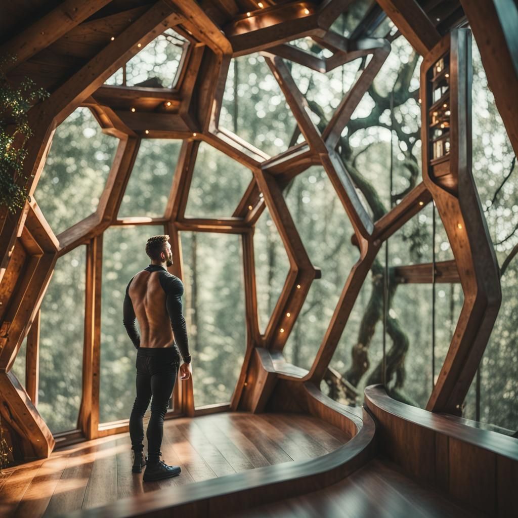 Treehouse with wintergarden