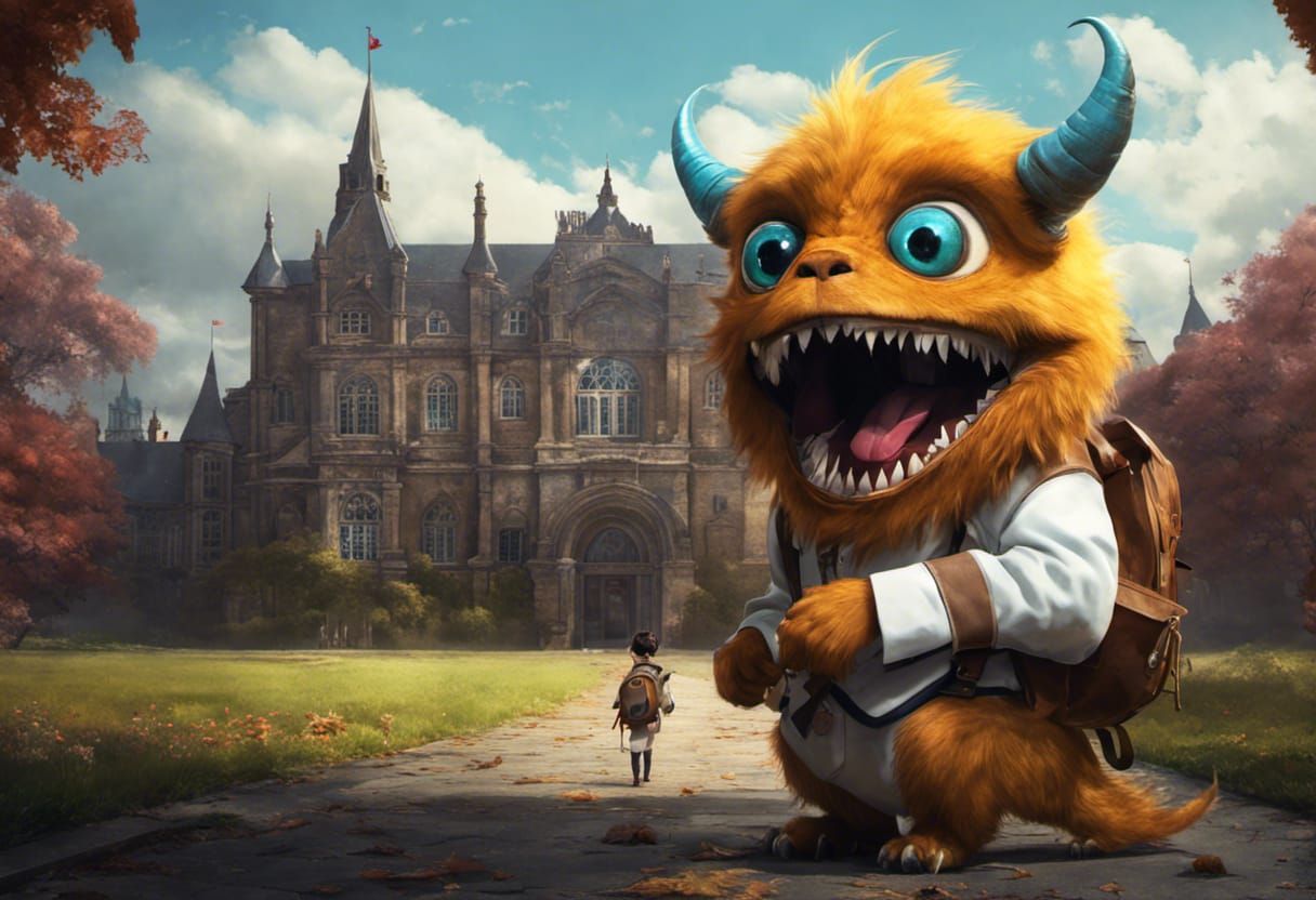 Monster's First Day at School