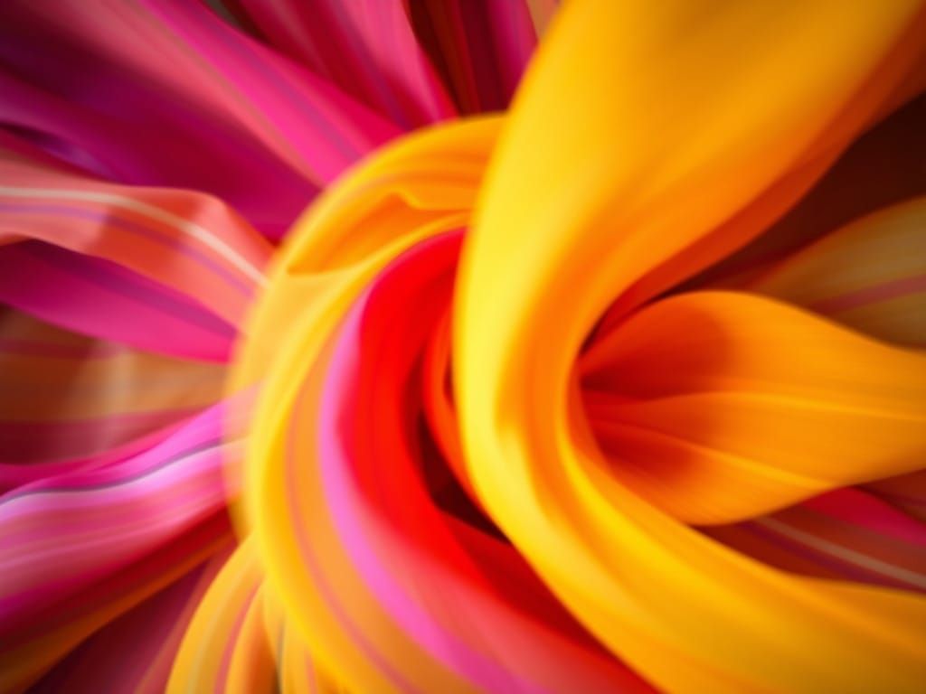 Dreamlike Abstractions in Swirling Fabrics