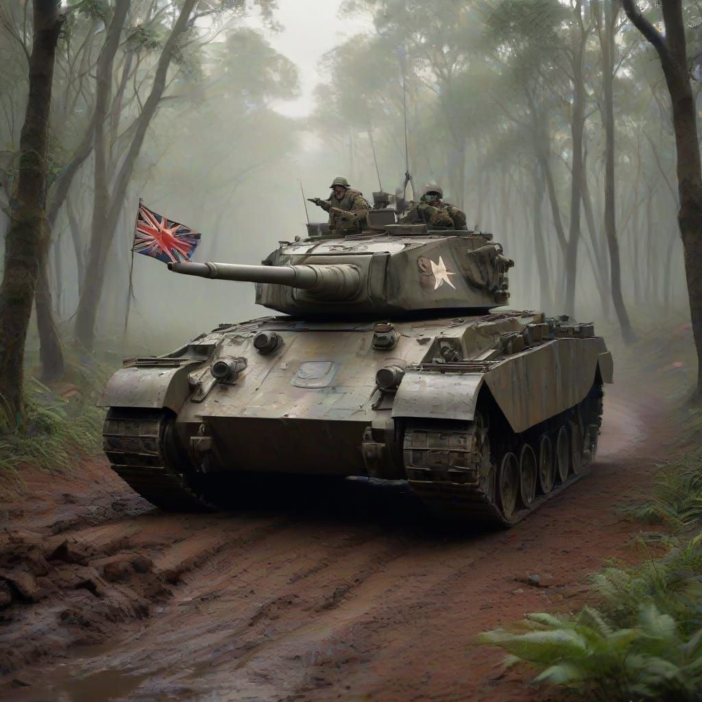 World War I Australian Tank Battles Mythical Creatures in a ...