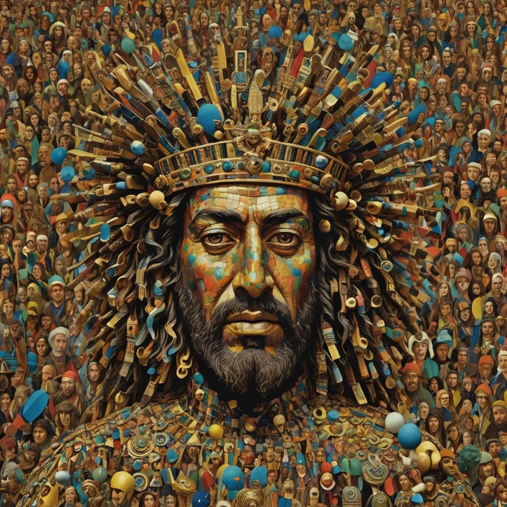 King Nebuchadnezzar's Boanthropy in Digital Autostereogram C...