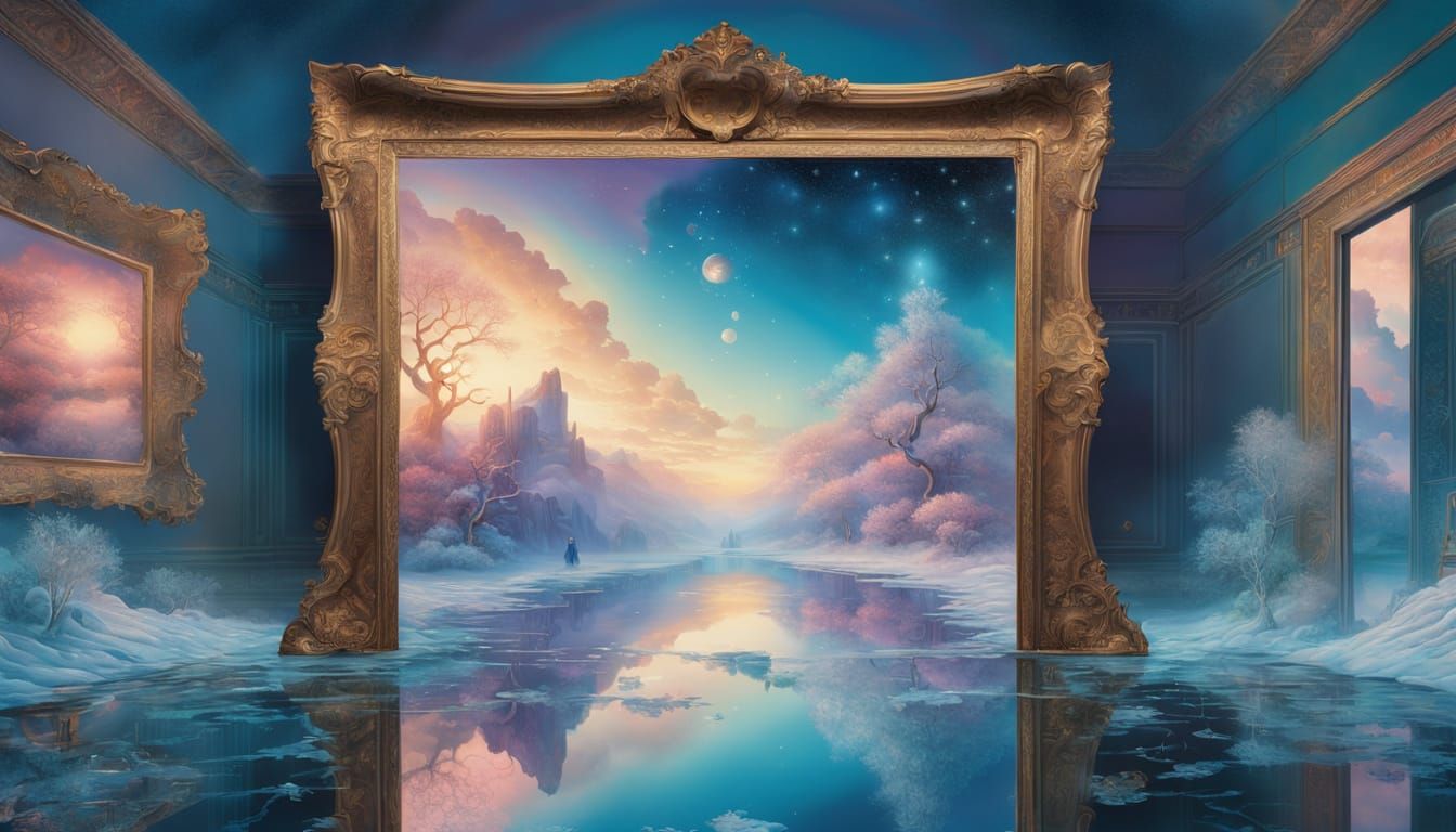 Ethereal Surrealism in Soft Twilight