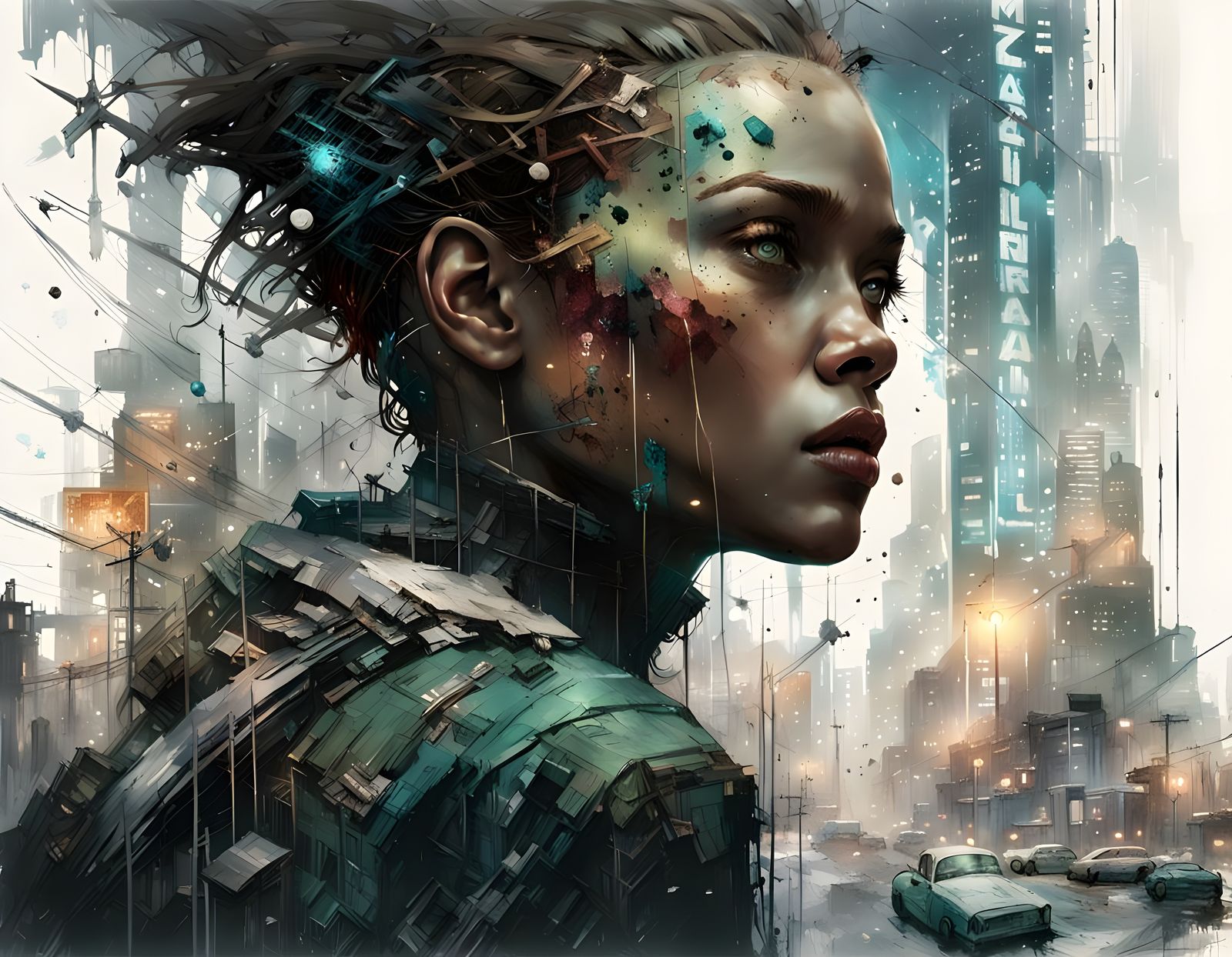 Felicia Hardy Marvel Comic Hyperdetailed Matte Painting