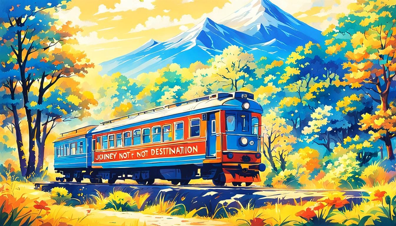 AI Interpretation: Life's Journey, Not Destination