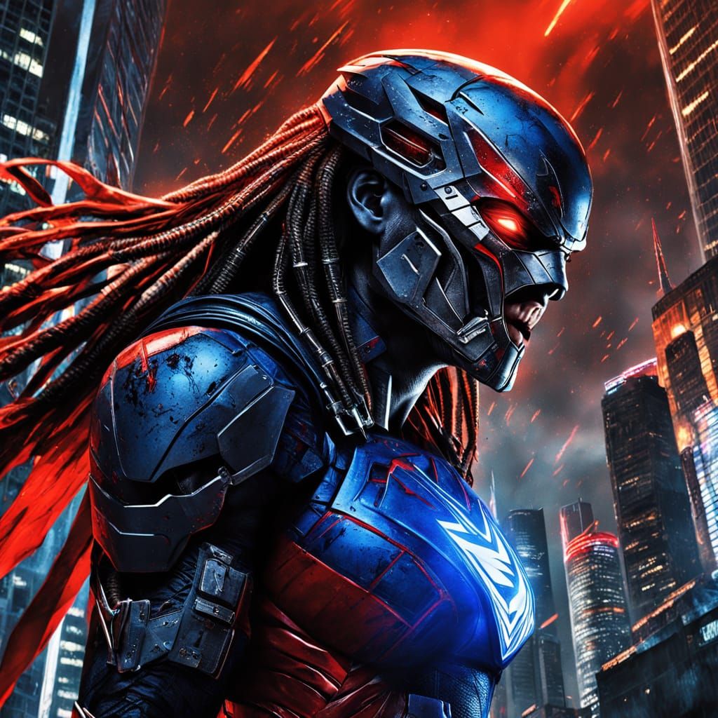 Gritty Sci-Fi Predator Confronts Defeated Supergirl in Dark ...