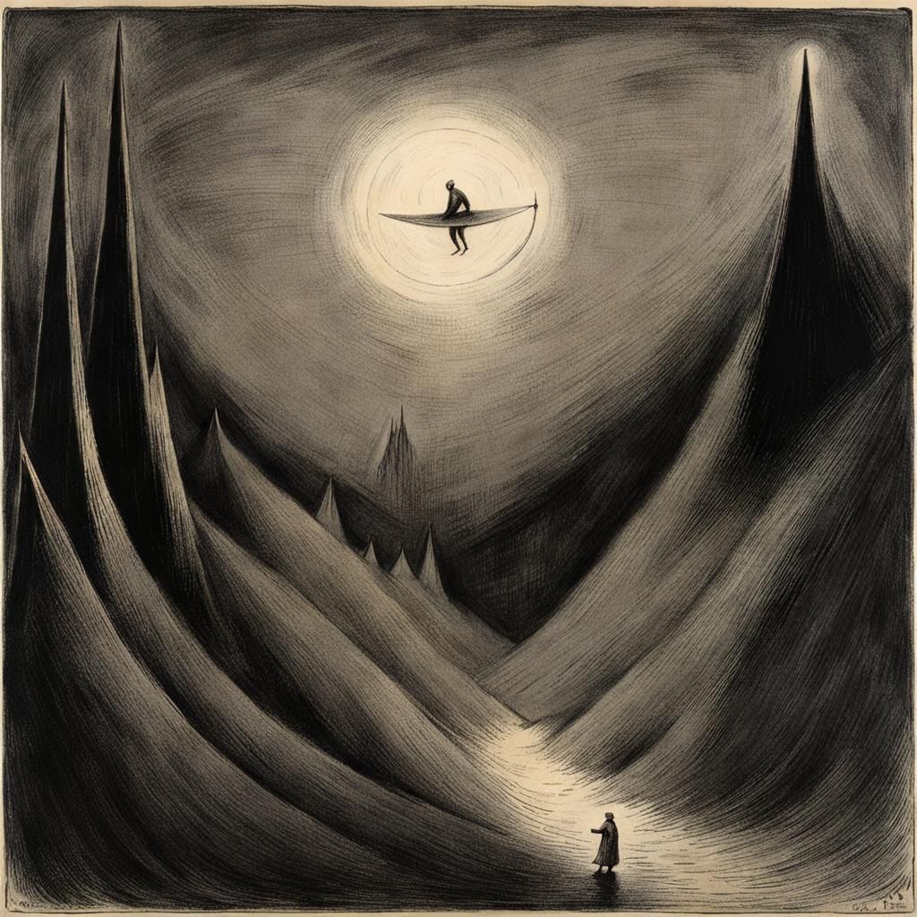 Inspired by Alfred Kubin's Style