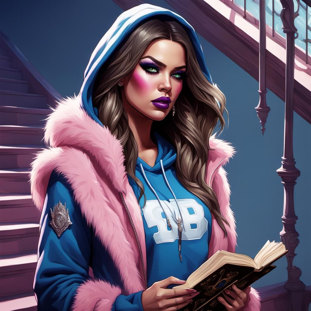 Mean Girl Portrait in Hyperdetailed Unreal Engine 5 Style