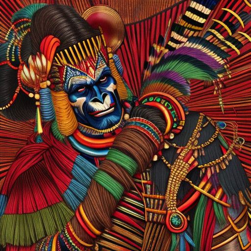 A Primitive Human Emerges from the Stone Age