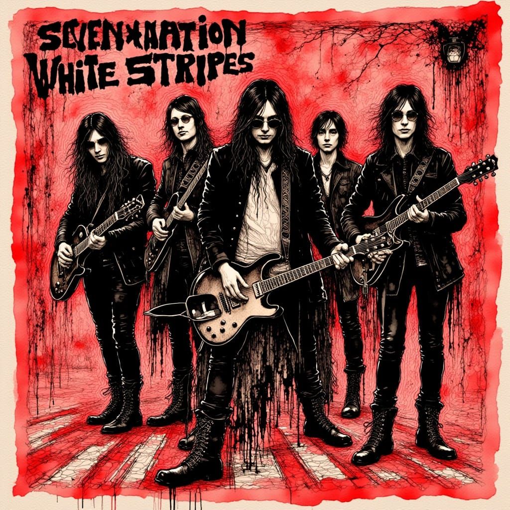 Seven Nation Army: Electro-Funk AI Art