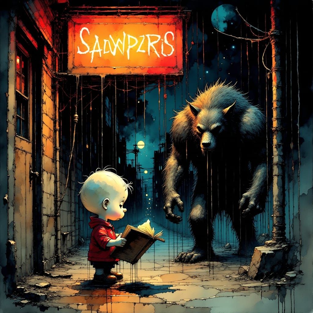 Wow!  Now that is one seriously polite monster!!!