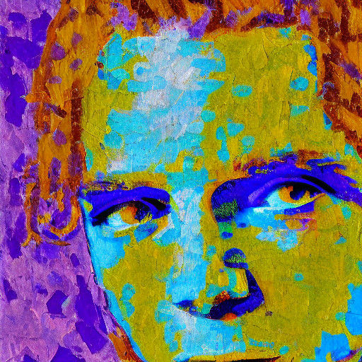 Neo-Impressionist Portraiture of a Blues Legend