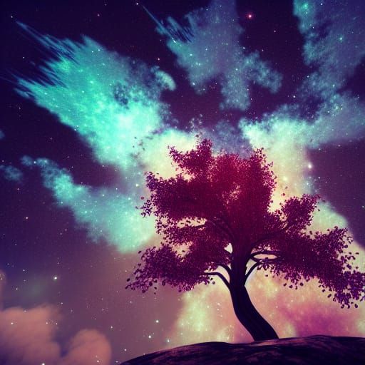 Nebula Tree: A Hyperdetailed Space Render