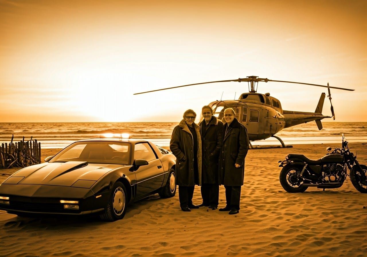Friends Reunite with Airwolf, Knight Rider, and Street Hawk