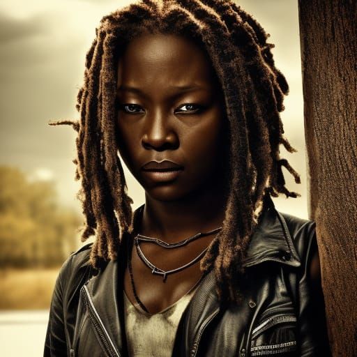 Michonne in a Cinematic HDR Portrait