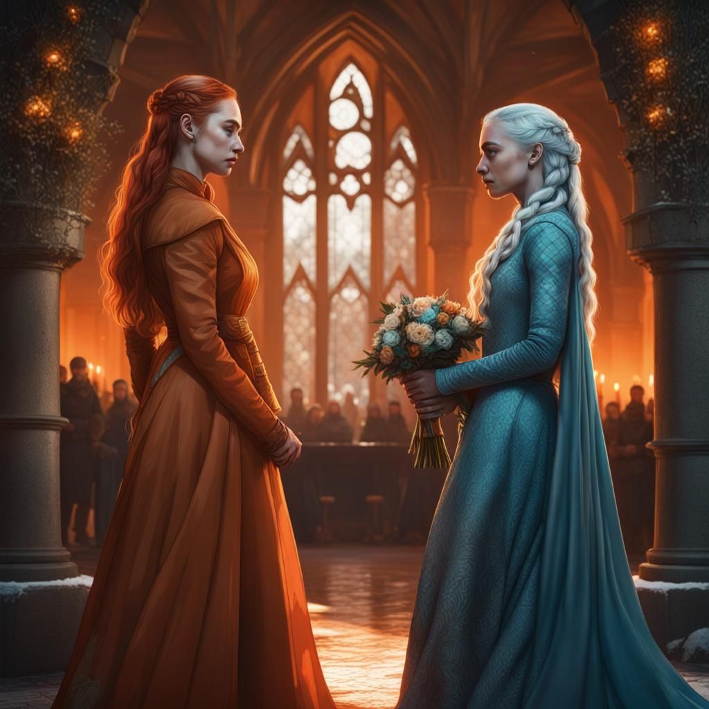 Sansa and Daenerys's Winterfell Wedding: Concept Art