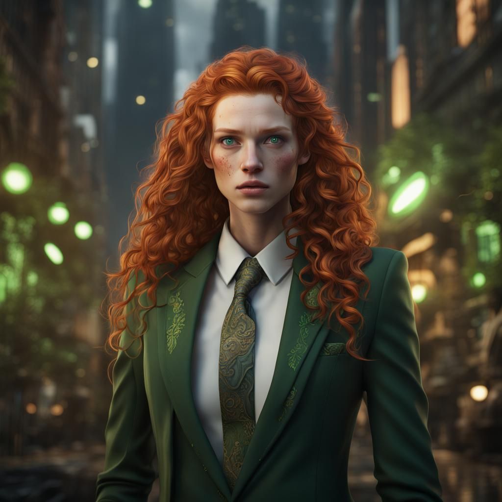 Detailed Portrait of a Young Person in Unreal Engine Style