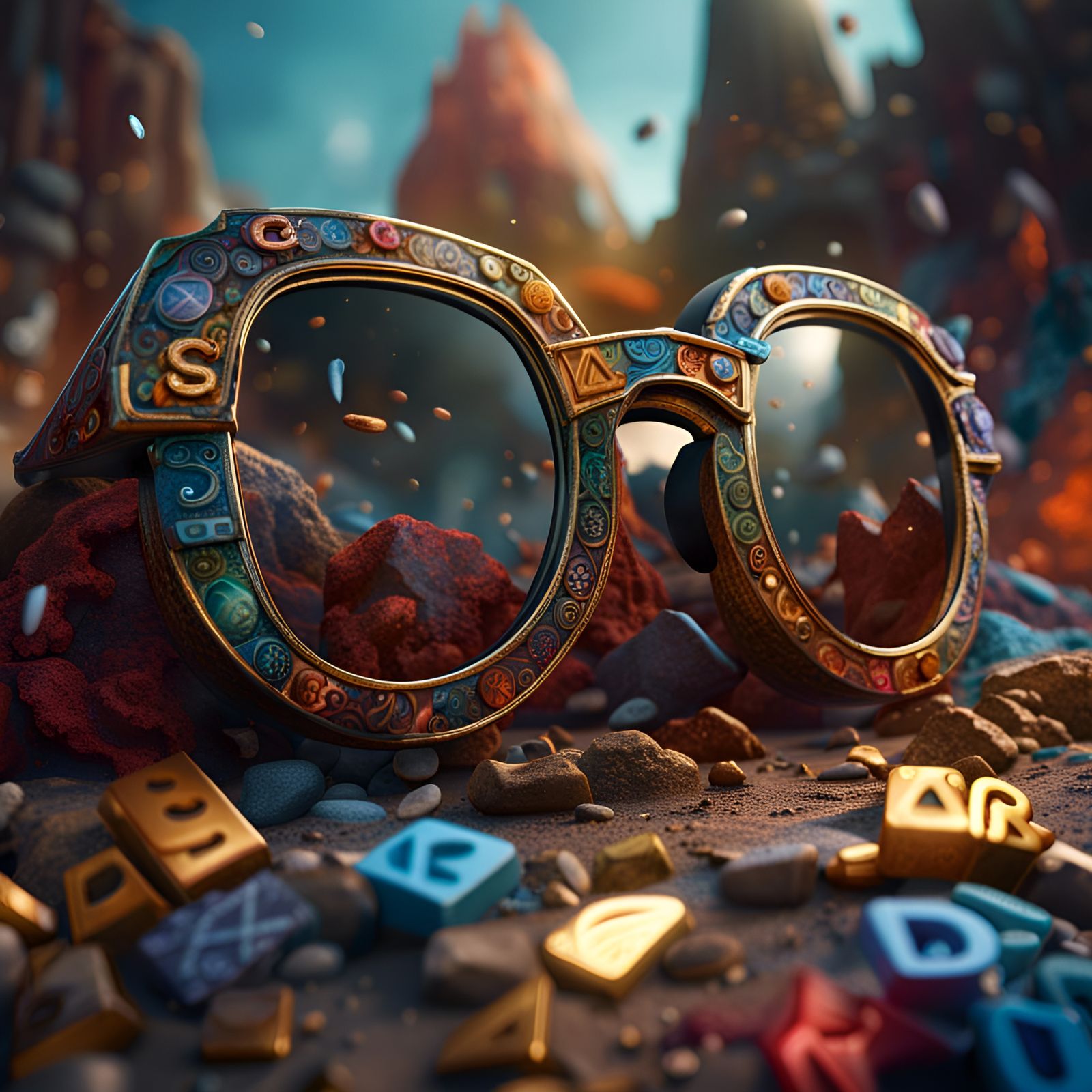 The lost alphabet sunglasses