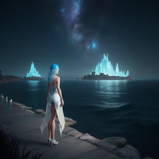 Ethereal Oceanic Dream in Fantasy Art Style