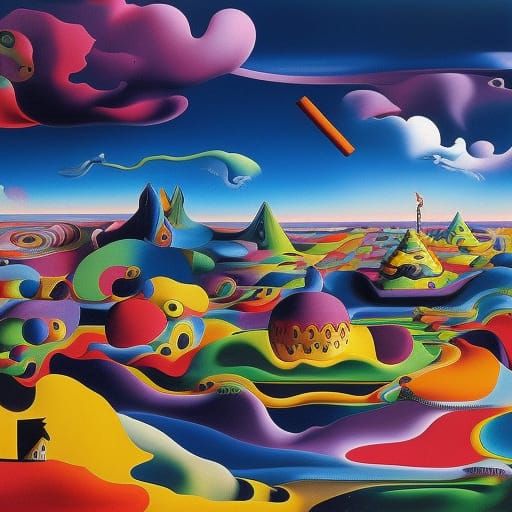 Surreal Candyland Inspired by Salvador Dali