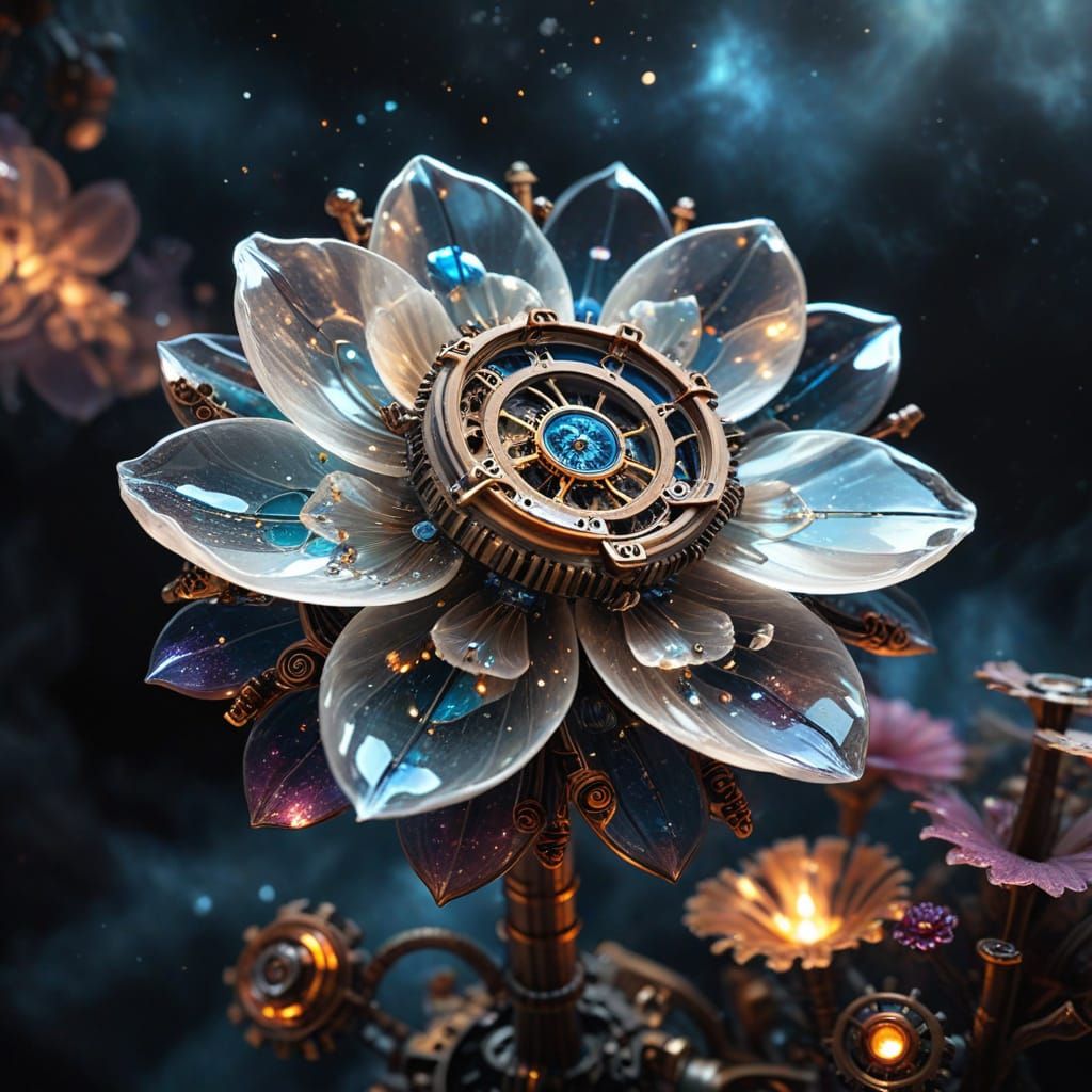 Cybernetic Blooms in Space