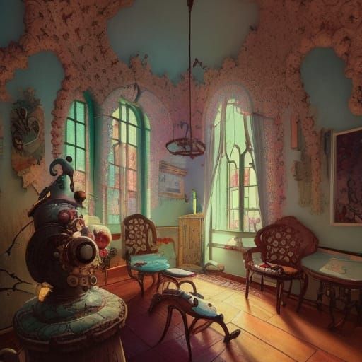Fantastical Baby Room Inspired by Surrealist Art