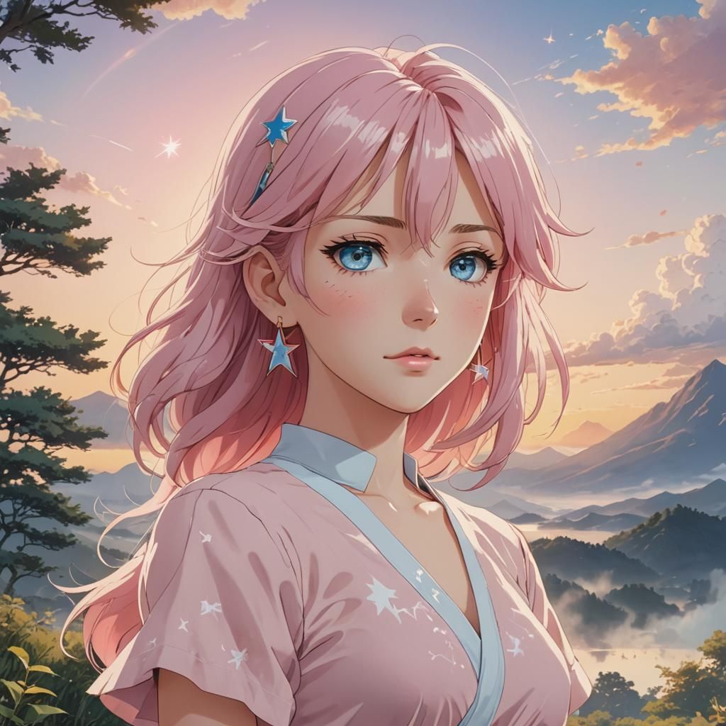 Ethereal Jem in Soft Pastel Light