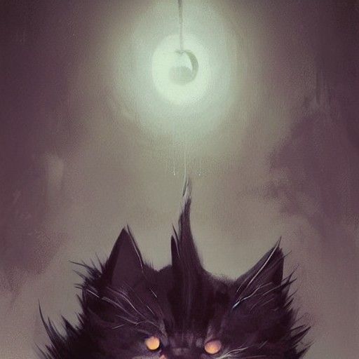 Sinister Kittens Artwork in a Dark Style