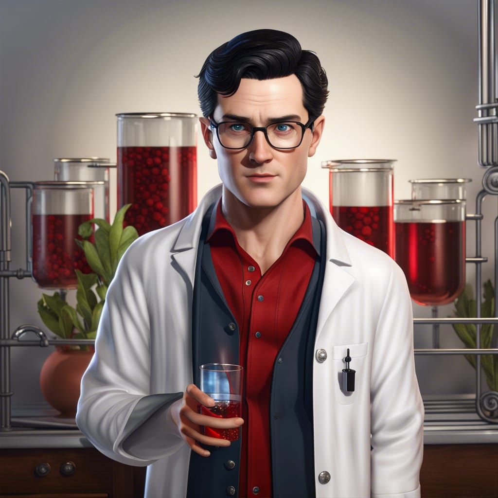 Hyperrealistic Doctor in Forensic Lab, 8k Resolution