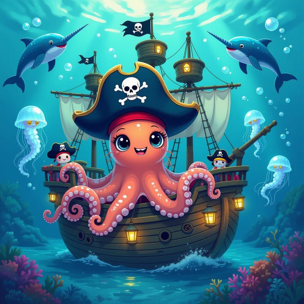 Captain Krill and the Cephalopirates of the S.S. Shrimpwreck