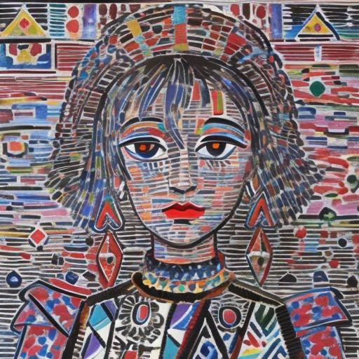 Expressionist Portrait in Jawlensky Style