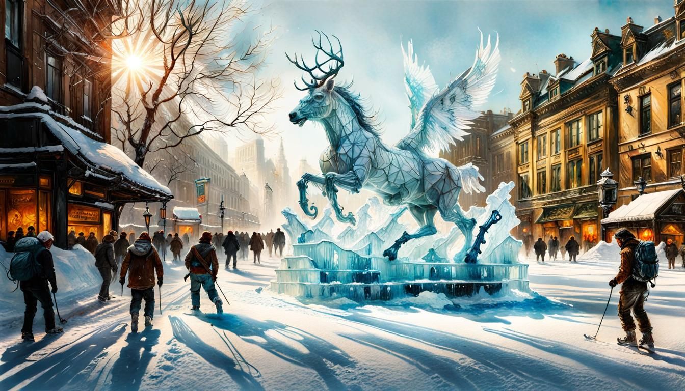 Ice Sculptures Brought to Life