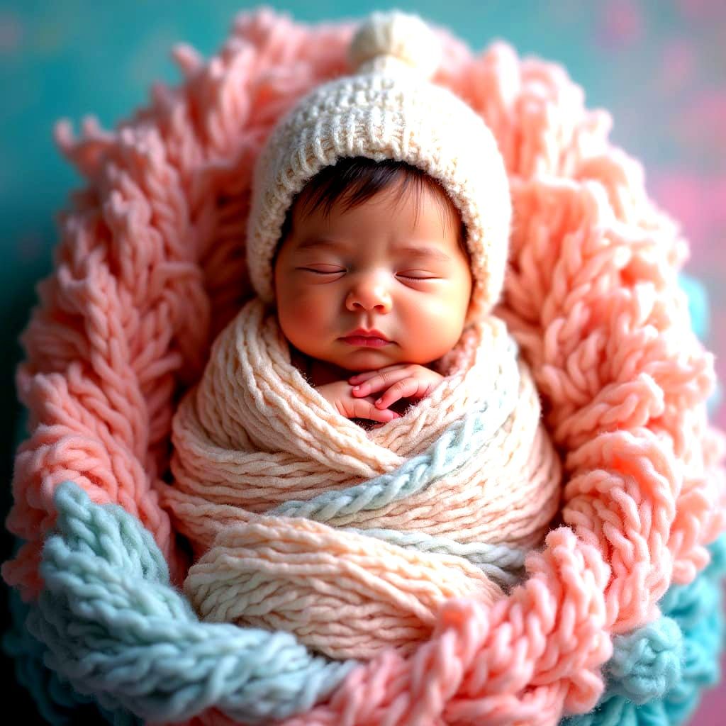 Surrealistic Fantasy Baby in Hyper Realistic Style