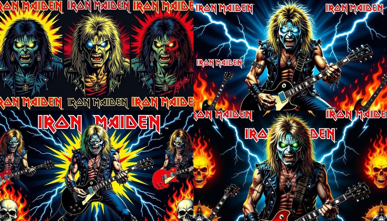 Eddie the Head, or just Eddie.. Iron Maiden Art