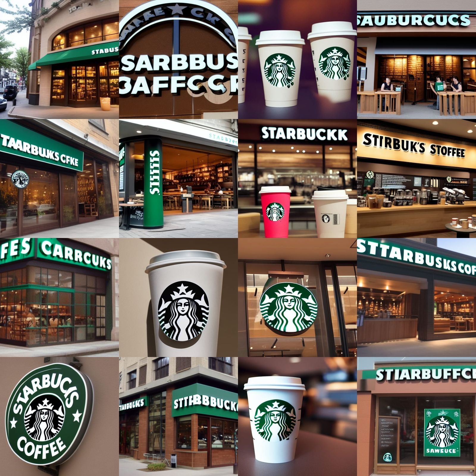 AI Generated Image of Starbucks