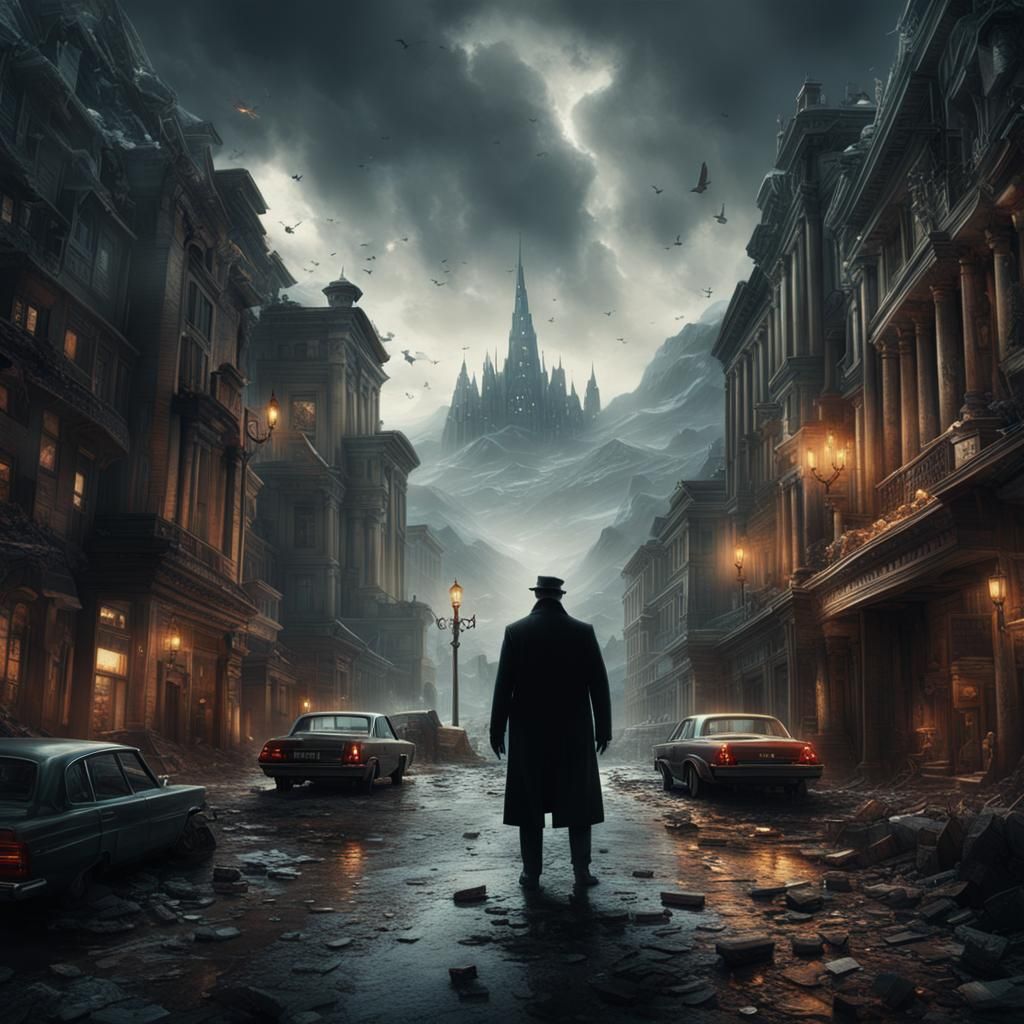 Dramatic Murder Scene: Digital Matte Painting