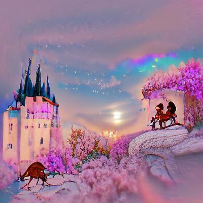 Enchanting Fairytale Scene Generated by AI