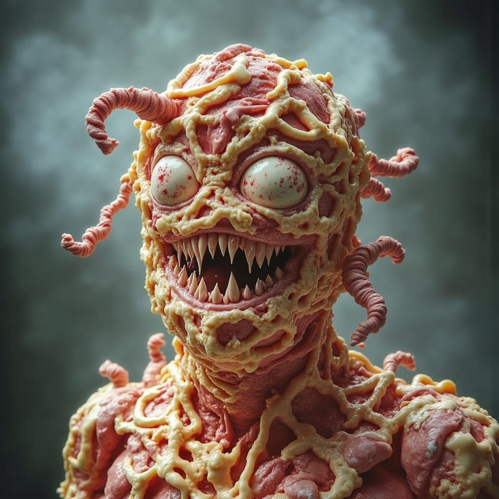 Surreal Ice Cream Parody Art