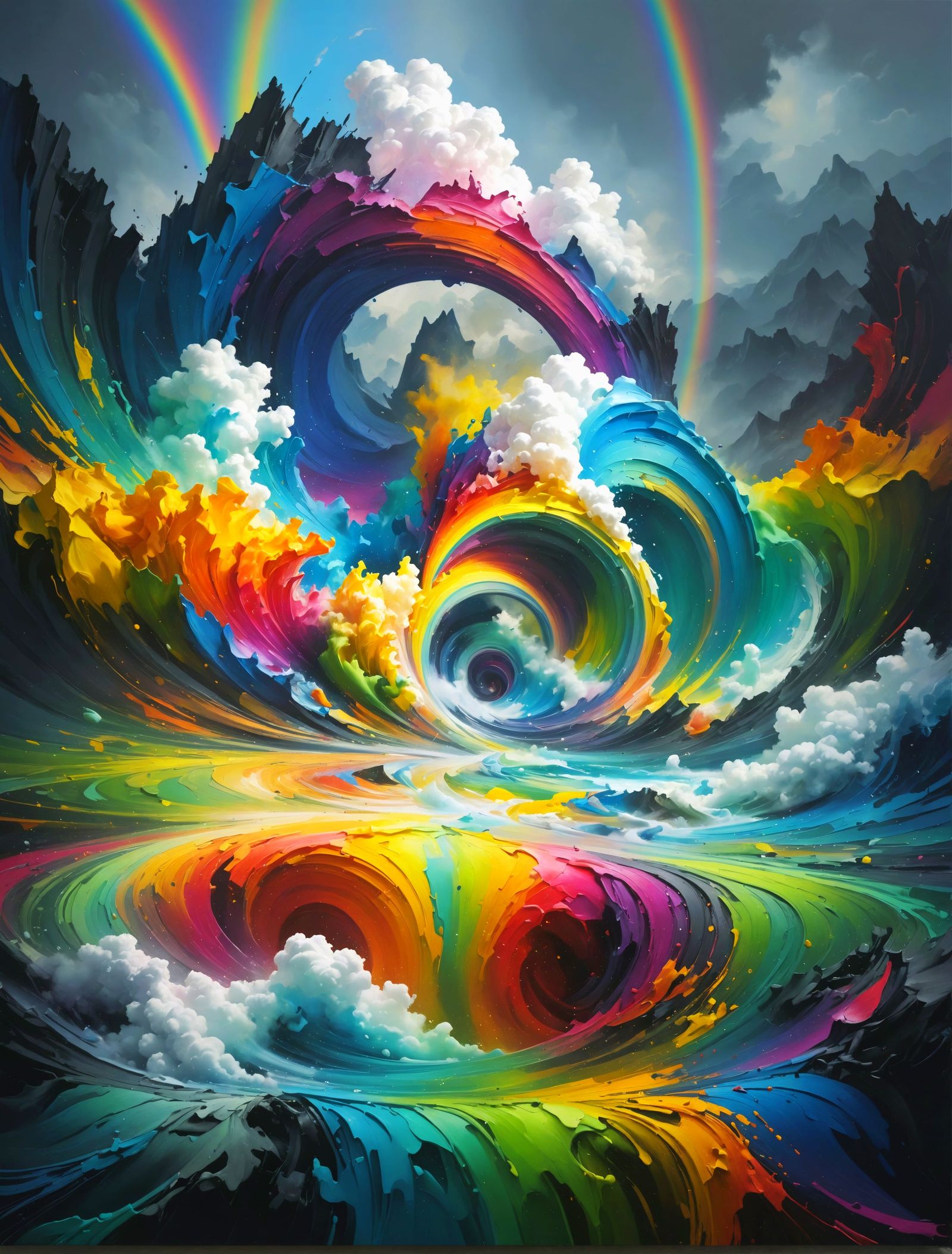 Vibrant Geometric Reality Emerges from Chaos in Full Spectru...