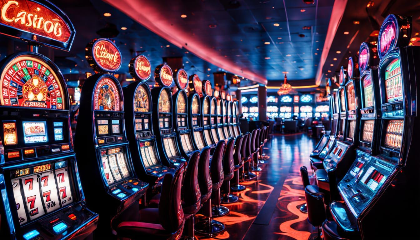 Epic Las Vegas Casino Scene in Cinematic Style