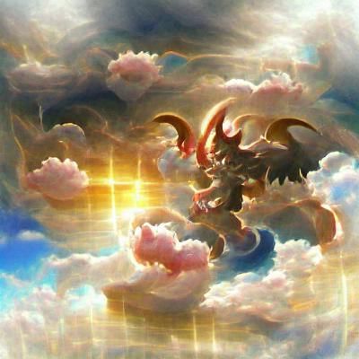 Heavenly Dragon in Divine Sunshine