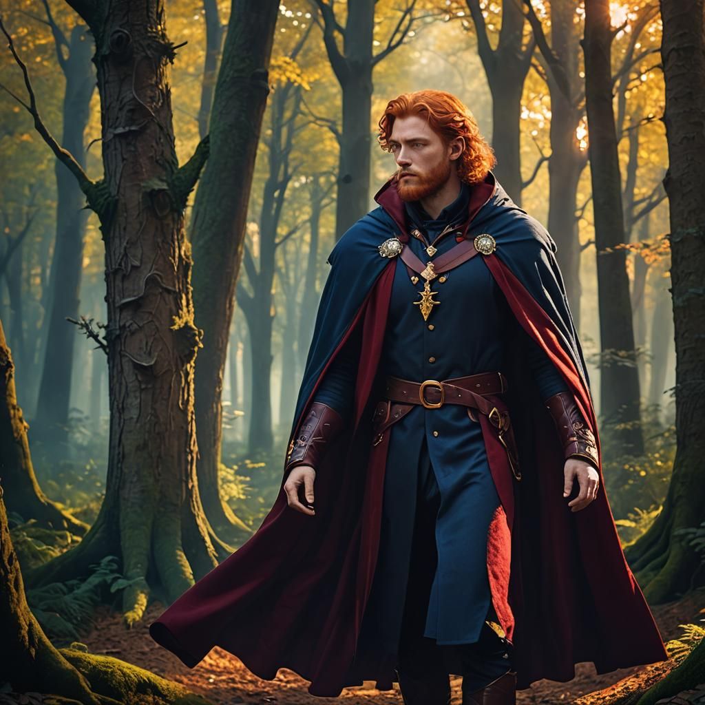 Mystical Forest Noble in Fantasy Concept Art