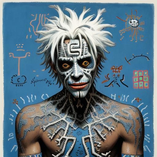 Jack Frost in Neo-Expressionist Style