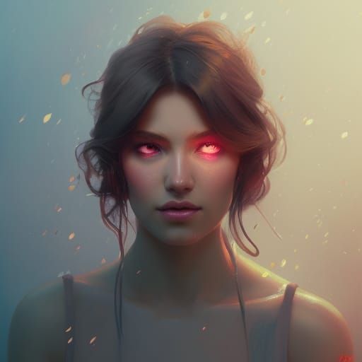 Hyperdetailed Portrait of Rose in Digital Art Style