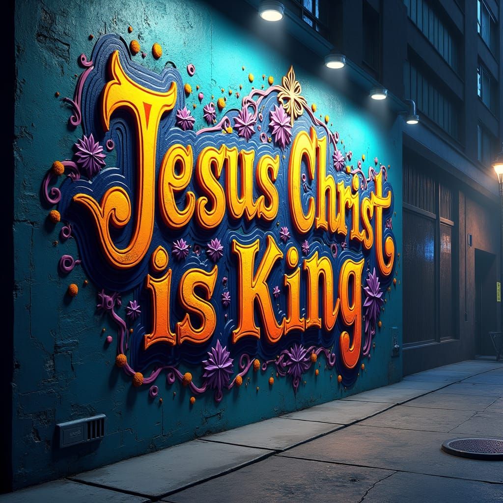 Brooklyn Street Art: Jesus Christ is King