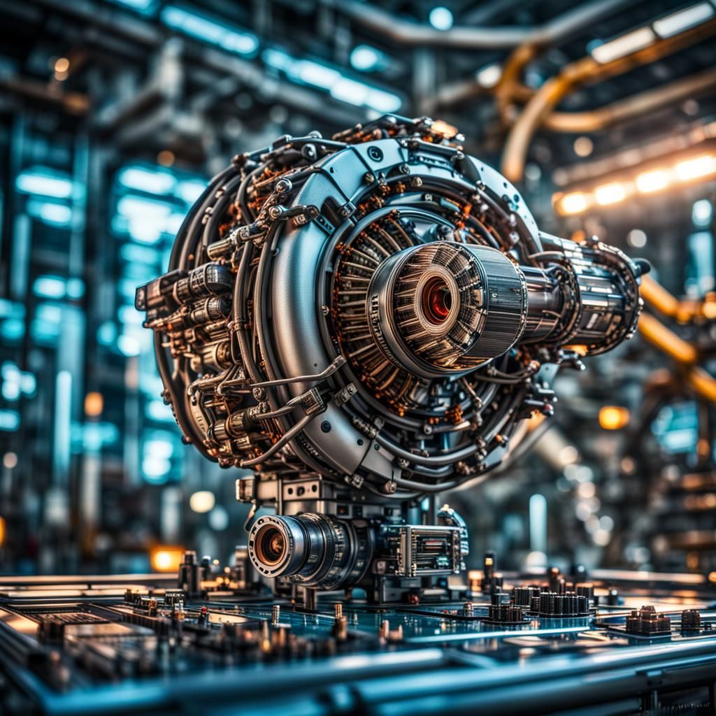 Hyperrealistic Future Aerotech Engineering in HDR