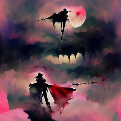 Vampire Hunter Generated by AI