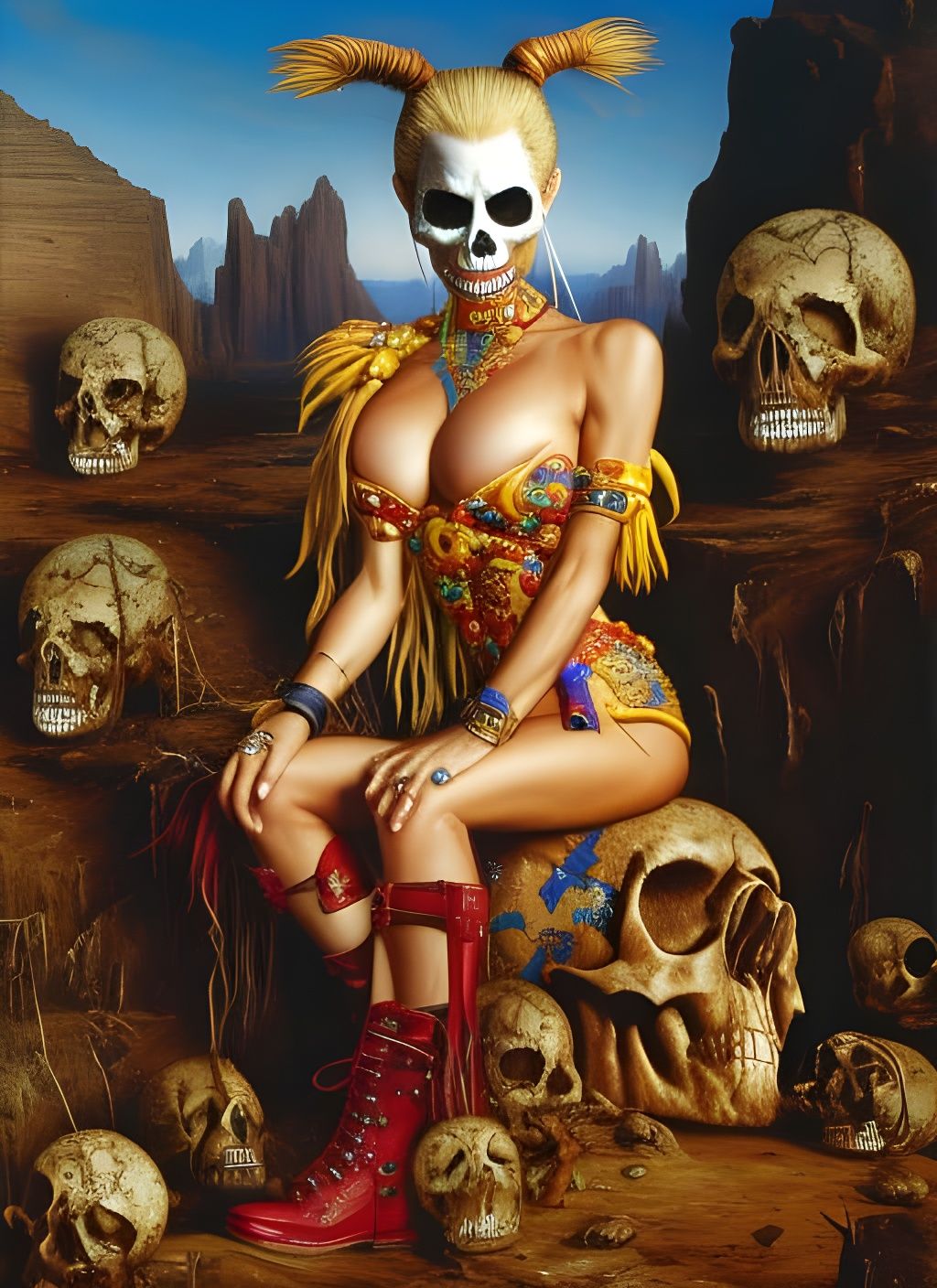 Yolandi Visser on Skull: 3D Art