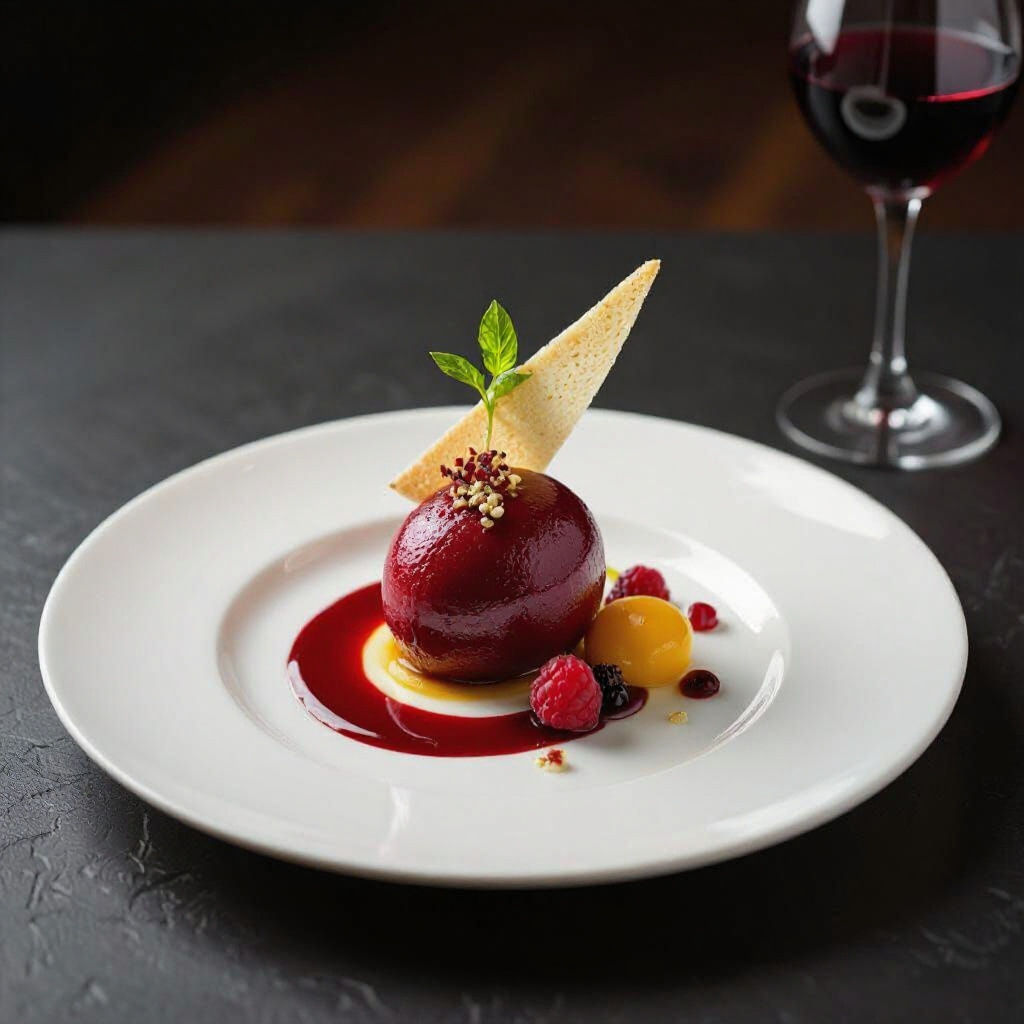 Michelin Star Dessert: Elegant Plating