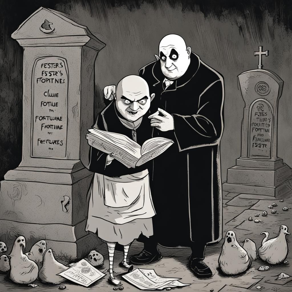 Addams Family Treasure Hunt in Haunted Locations